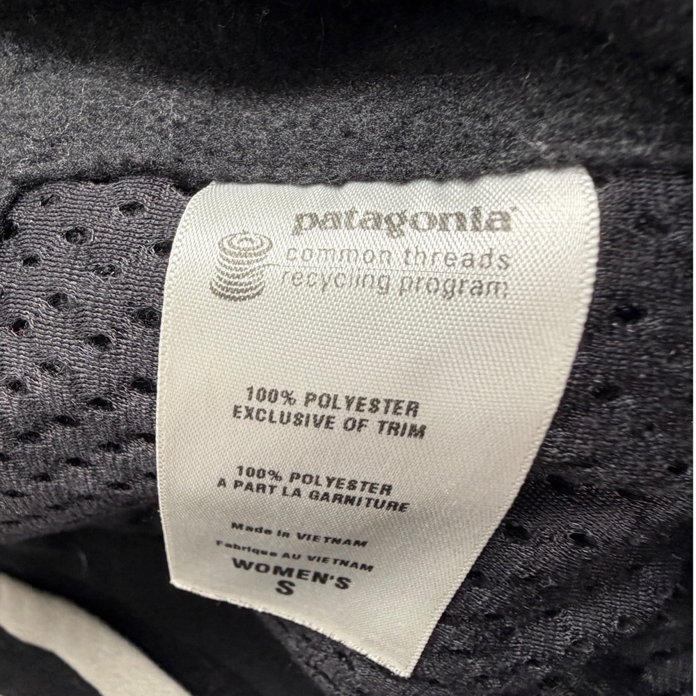 Patagonia Womens Jacket Talus Softshell Fleece Lined Full Zip Black S - Picture 6 of 7